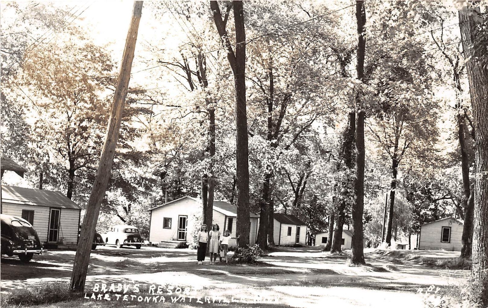 D34/ Waterville Minnesota Mn Real Photo RPPC Postcard c40s Lake Tetonka Brady\'s D34/ Waterville Minnesota Mn Real Photo RPPC Postcard c40s Lake Tetonka Brady\'s