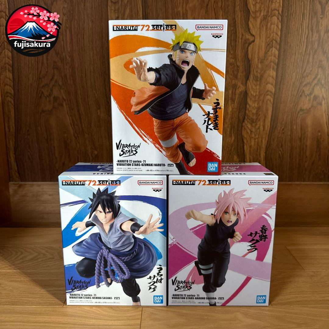 Naruto Sasuke Sakura Vibration Stars 72 Series 71 Figure Banpresto NEW JAPAN Naruto Sasuke Sakura Vibration Stars 72 Series 71 Figure Banpresto NEW JAPAN