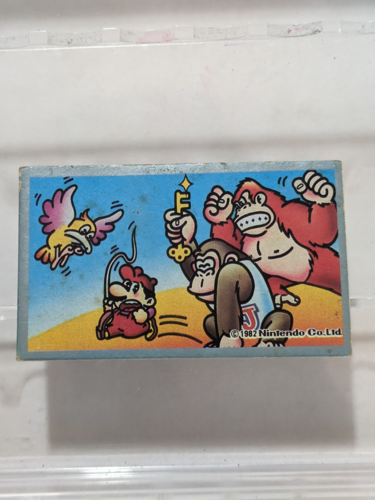 vtg Rare 1982 Amada Donkey Kong Jr. Rookie Menko Card - Early Mario vtg Rare 1982 Amada Donkey Kong Jr. Rookie Menko Card - Early Mario
