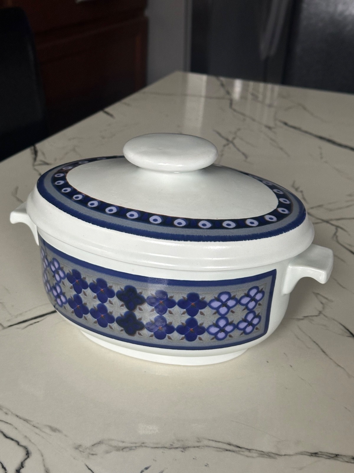 Vintage Royal Doulton Tangier LS1005 Oval 2.5 Qt Covered Casserole Dish w/ Lid Vintage Royal Doulton Tangier LS1005 Oval 2.5 Qt Covered Casserole Dish w/ Lid