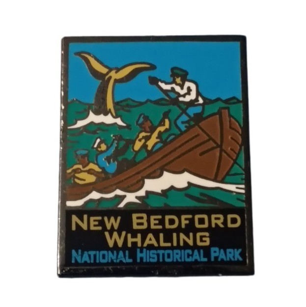 New Bedford Whaling National Historical Park Scenic Travel Souvenir Pin New Bedford Whaling National Historical Park Scenic Travel Souvenir Pin