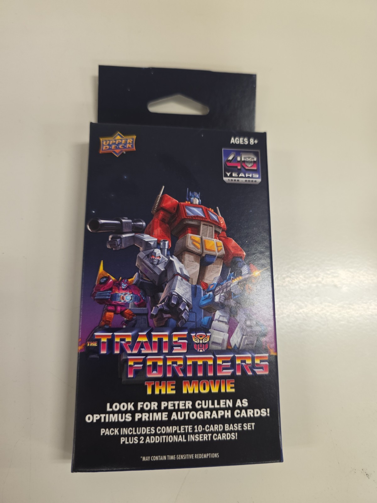 2026 Upper Deck Transformers The Movie Special Edition Trading Cards Hanger Box 2026 Upper Deck Transformers The Movie Special Edition Trading Cards Hanger Box