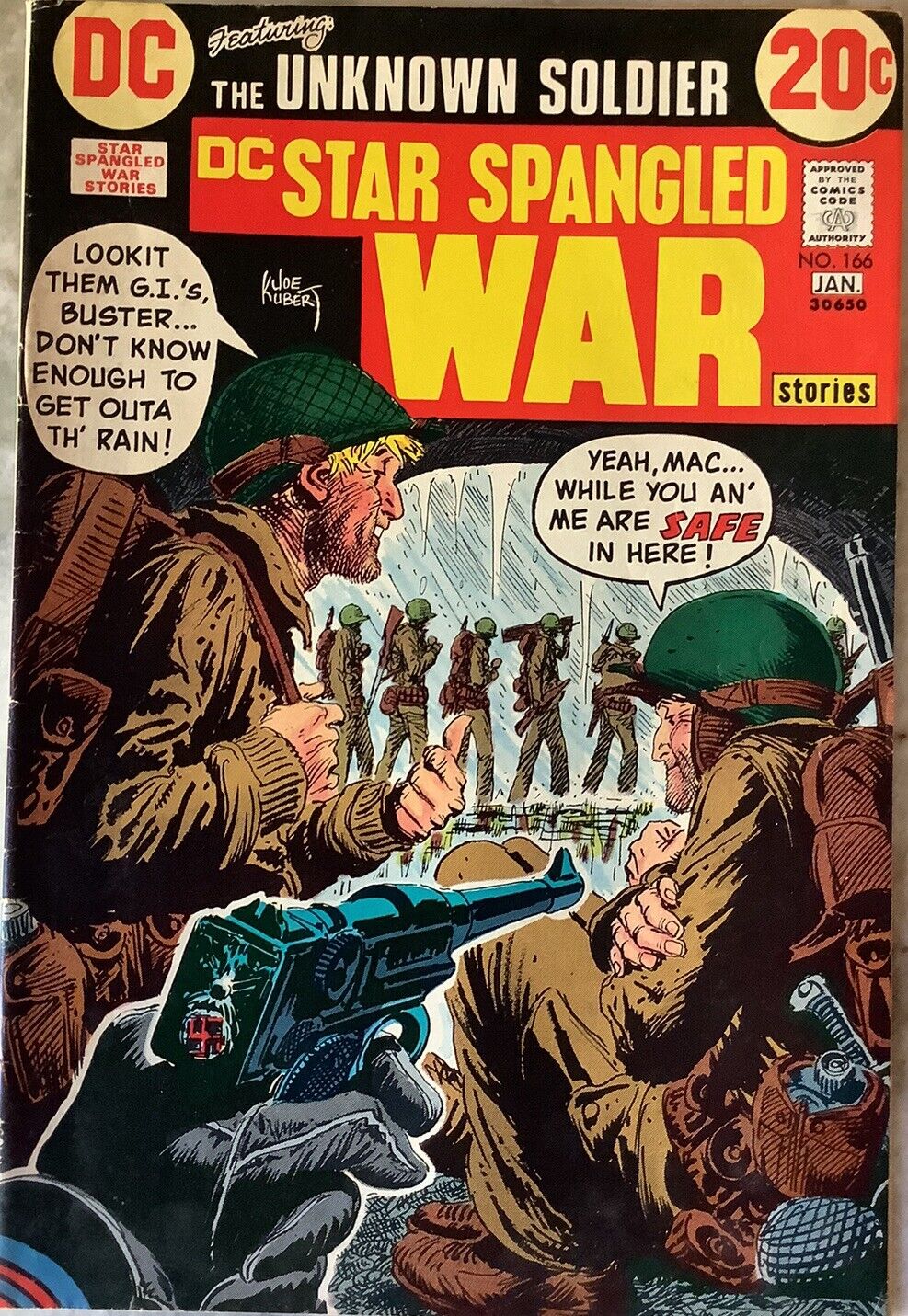 DC Star Spangled War 166 DC 1972/73 Comic Book