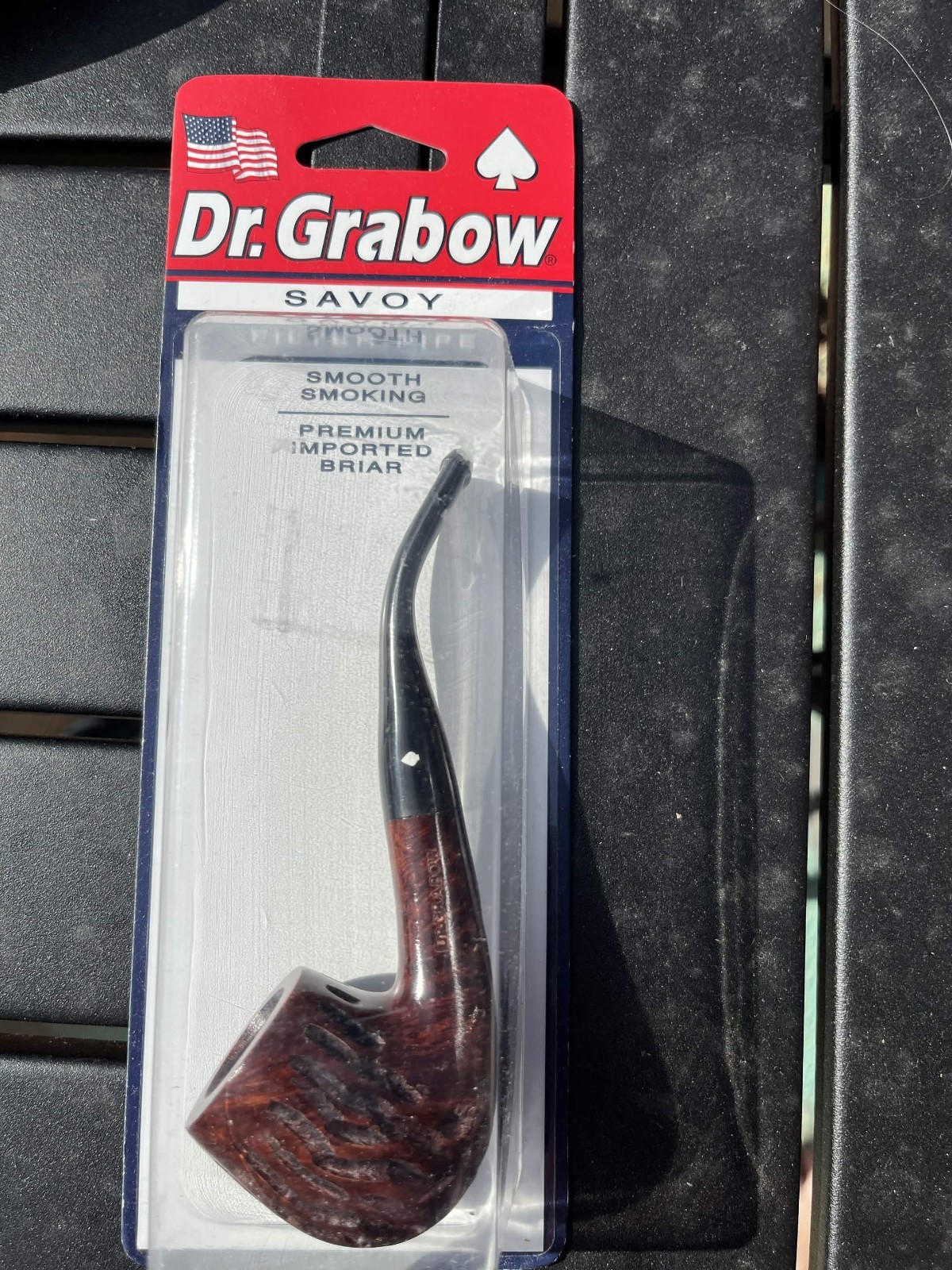 Vintage Dr. Grabow Savoy Bent Billiard Imported Briar Tobacco Pipe Smooth Finish Vintage Dr. Grabow Savoy Bent Billiard Imported Briar Tobacco Pipe Smooth Finish