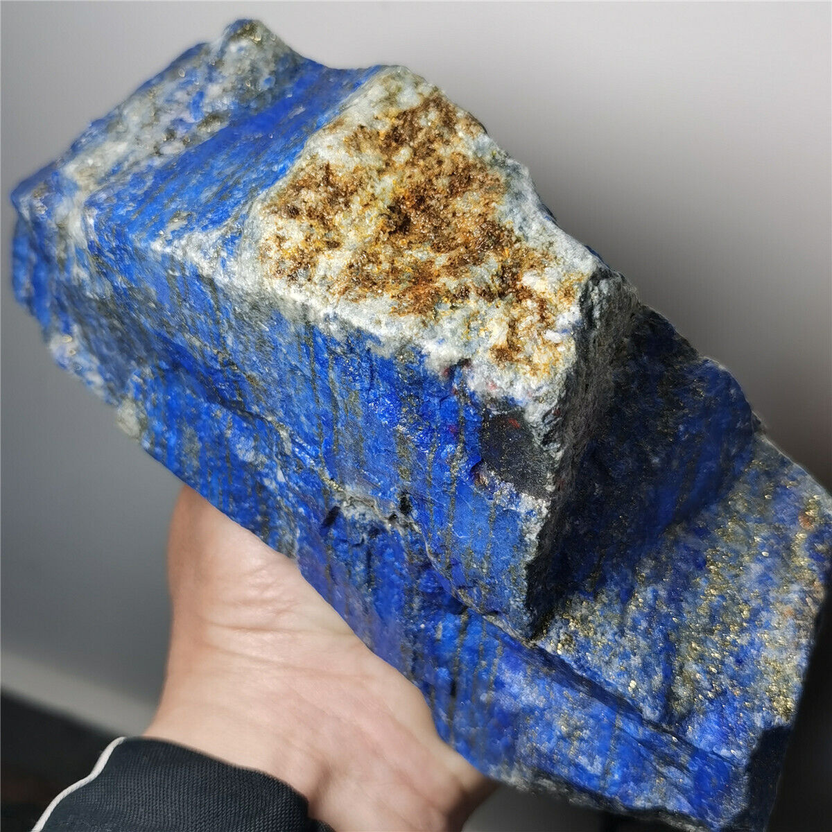 5.79LB Natural raw Lapis Lazuli Quartz Crystal rought gemStone Healing  #1405