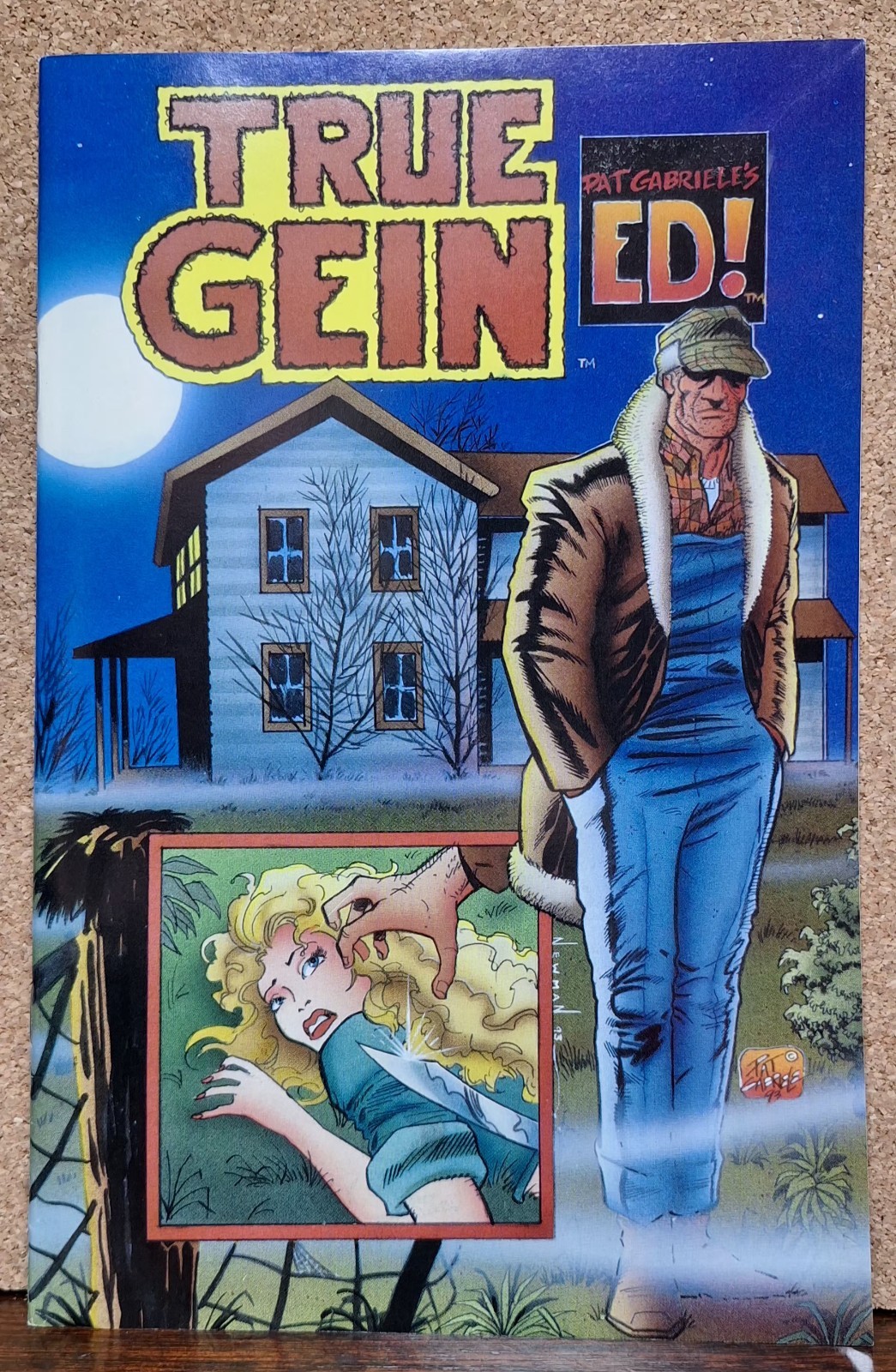 True Gein Comic Book May 1993 1st Print, Boneyard Press, Ed Gein True Crime RARE True Gein Comic Book May 1993 1st Print, Boneyard Press, Ed Gein True Crime RARE