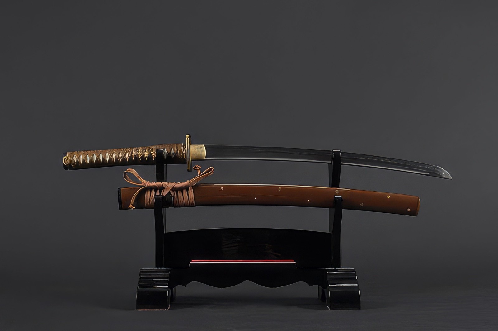 Warrior Fuji Wakizashi - Damascus Steel Hand Forged Clay Tempered Full Tang Warrior Fuji Wakizashi - Damascus Steel Hand Forged Clay Tempered Full Tang
