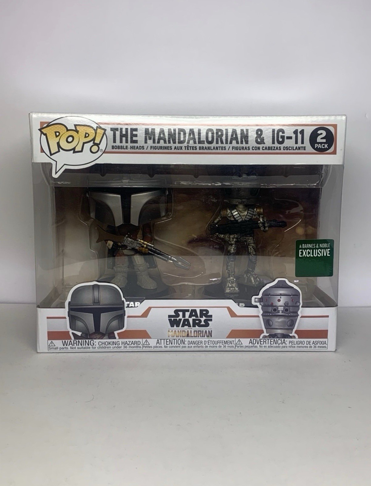 Funko pop Star Wars The Mandalorian & IG-11 2 Pack Barnes and Noble (Exclusive) Funko pop Star Wars The Mandalorian & IG-11 2 Pack Barnes and Noble (Exclusive)