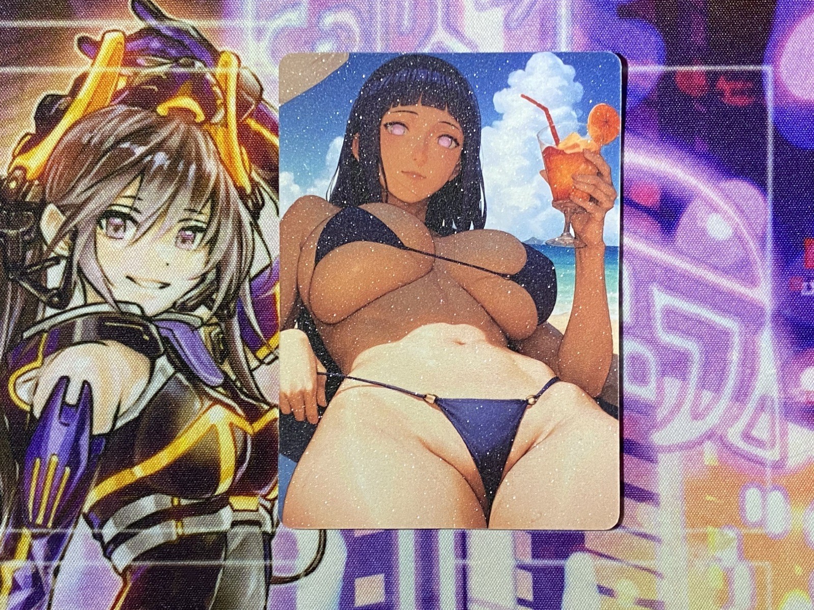 Hinata Hyuga Naruto Custom Waifu Anime ACG Goddess Card
