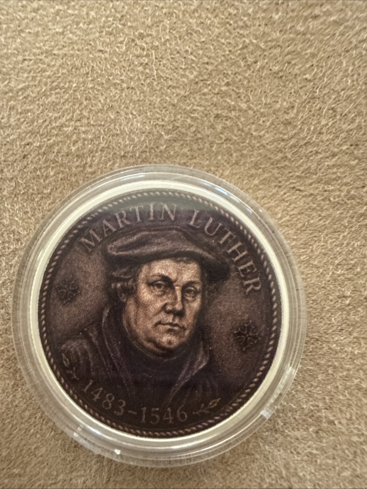 Martin Luther reformation Scholar, Themed Commerative Coin Martin Luther reformation Scholar, Themed Commerative Coin
