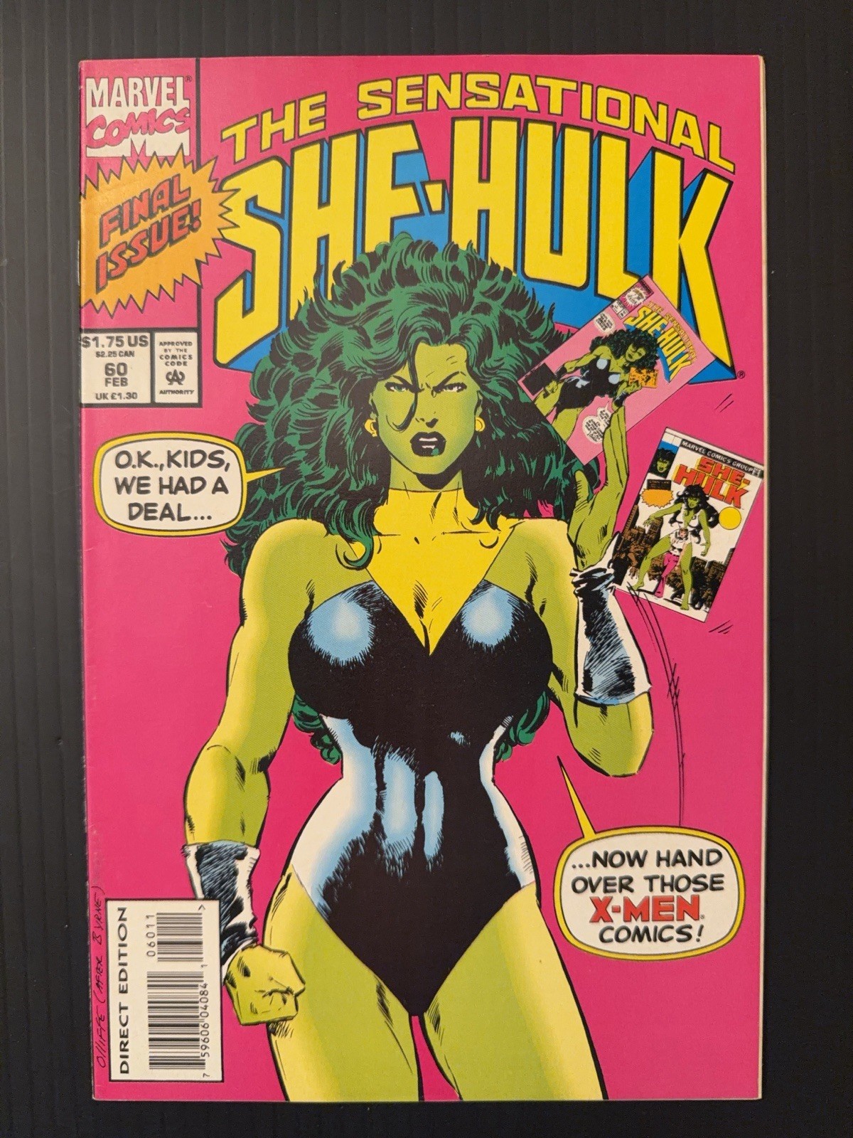 The Sensational She-Hulk #60 Last Issue (Marvel Comics) VF/NM Combined Ship The Sensational She-Hulk #60 Last Issue (Marvel Comics) VF/NM Combined Ship