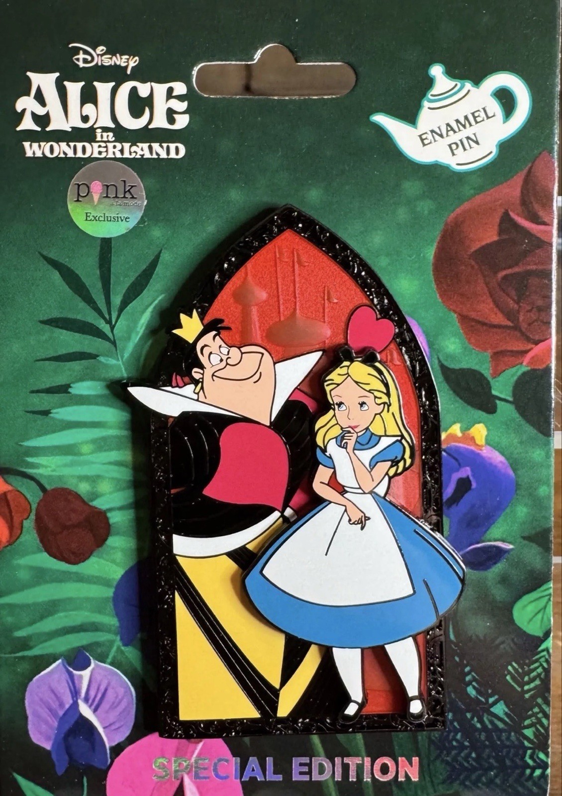PALM Pink A La Mode Good Vs Evil Series Alice In Wonderland Jumbo Pin LE 300 PALM Pink A La Mode Good Vs Evil Series Alice In Wonderland Jumbo Pin LE 300