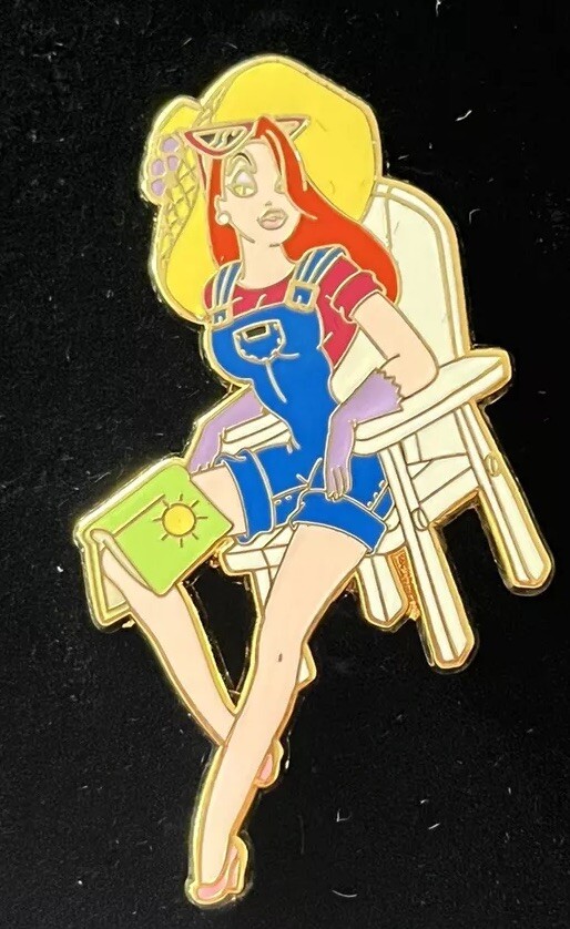 DISNEY SHOPPING JESSICA LE 250 LAZY DAYS OF SUMMER YELLOW HAT BOOK RARE 2008 PIN DISNEY SHOPPING JESSICA LE 250 LAZY DAYS OF SUMMER YELLOW HAT BOOK RARE 2008 PIN