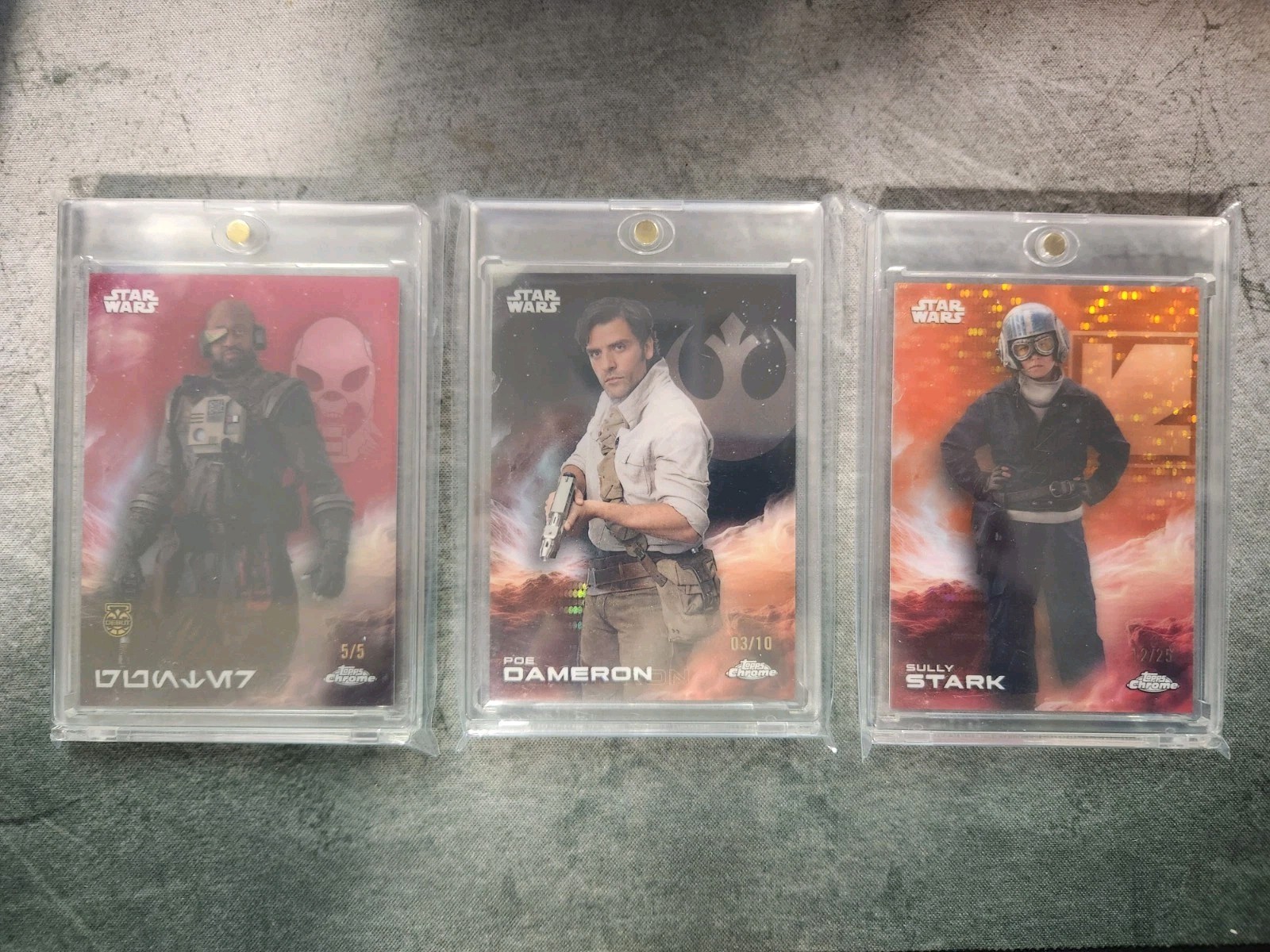 2025 Topps Star Wars Smugglers Gunter 5/5 Poe Dameron 3/10 Bully Stark 12/25 2025 Topps Star Wars Smugglers Gunter 5/5 Poe Dameron 3/10 Bully Stark 12/25