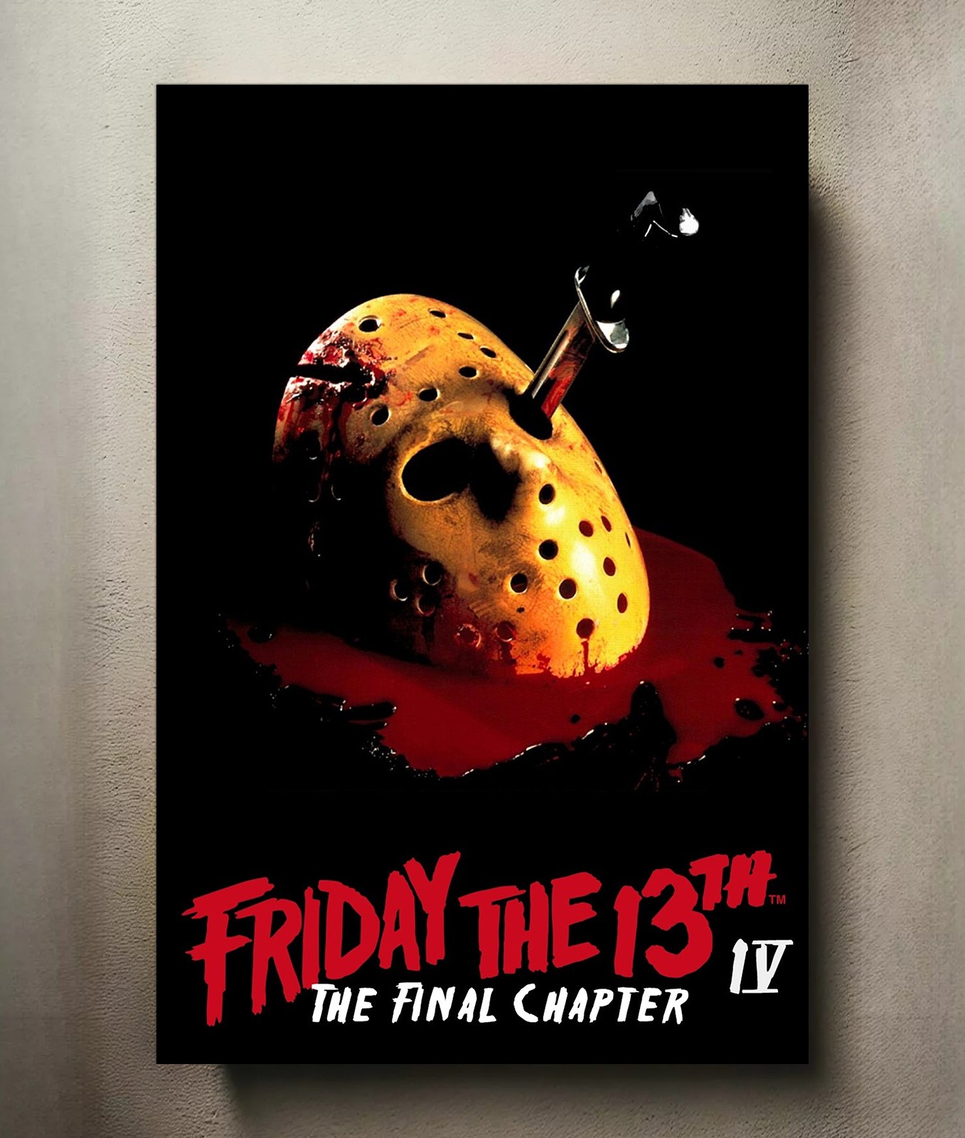 Friday the 13th: The Final Chapter 8x12 Metal Movie Poster Sign