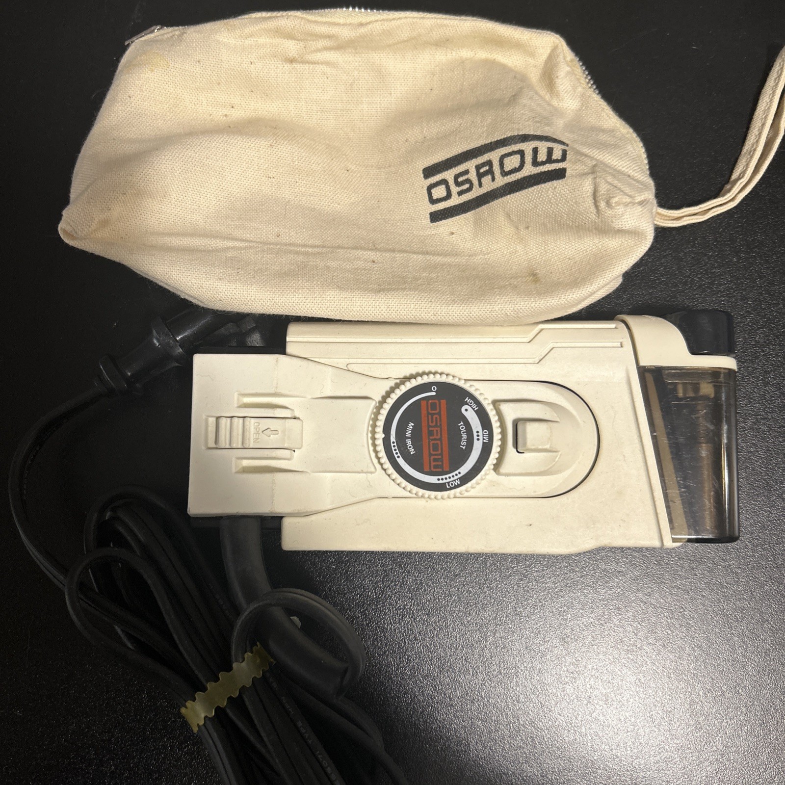 OSROW SD-03T-G Mini Portable Travel Iron Vintage