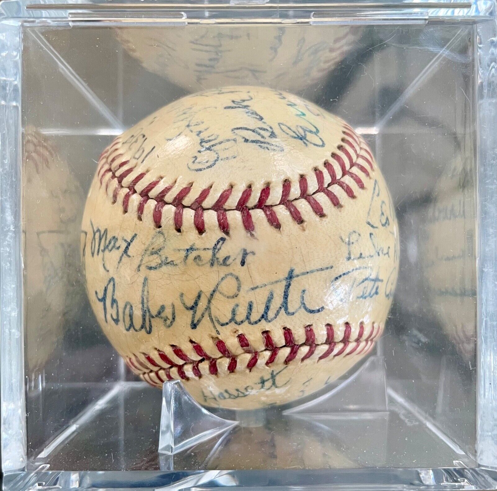 1938 Brooklyn Dodgers Team Signed Baseball | Autographed by Babe Ruth | RARE ⚾️