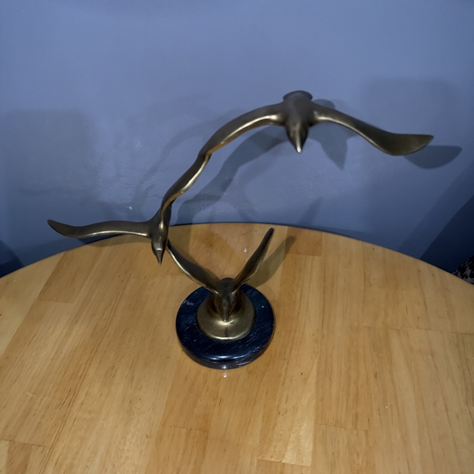 3 Birds Of Flight Mid Century Marble and Brass Statue | vintage mcm home decor 3 Birds Of Flight Mid Century Marble and Brass Statue | vintage mcm home decor