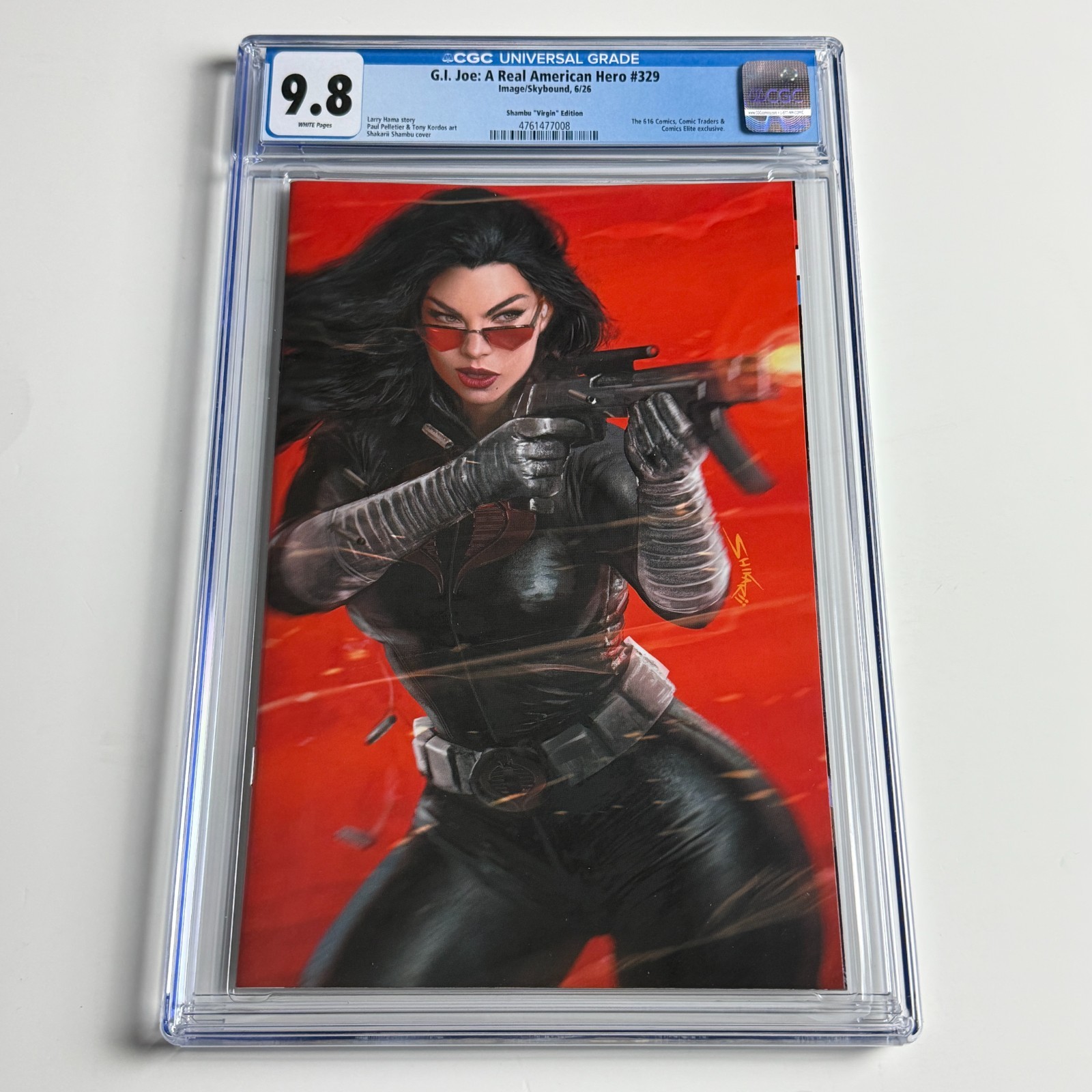 G.I. Joe: A Real American Hero #329 CGC 9.8 Shikarii Shambu Virgin Ltd 1000 G.I. Joe: A Real American Hero #329 CGC 9.8 Shikarii Shambu Virgin Ltd 1000