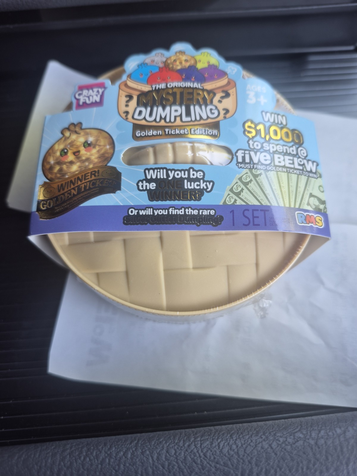 SQUISHY DUMPLING Fun GOLDEN TICKET Edition Mystery Blind Pack Five Below SQUISHY DUMPLING Fun GOLDEN TICKET Edition Mystery Blind Pack Five Below
