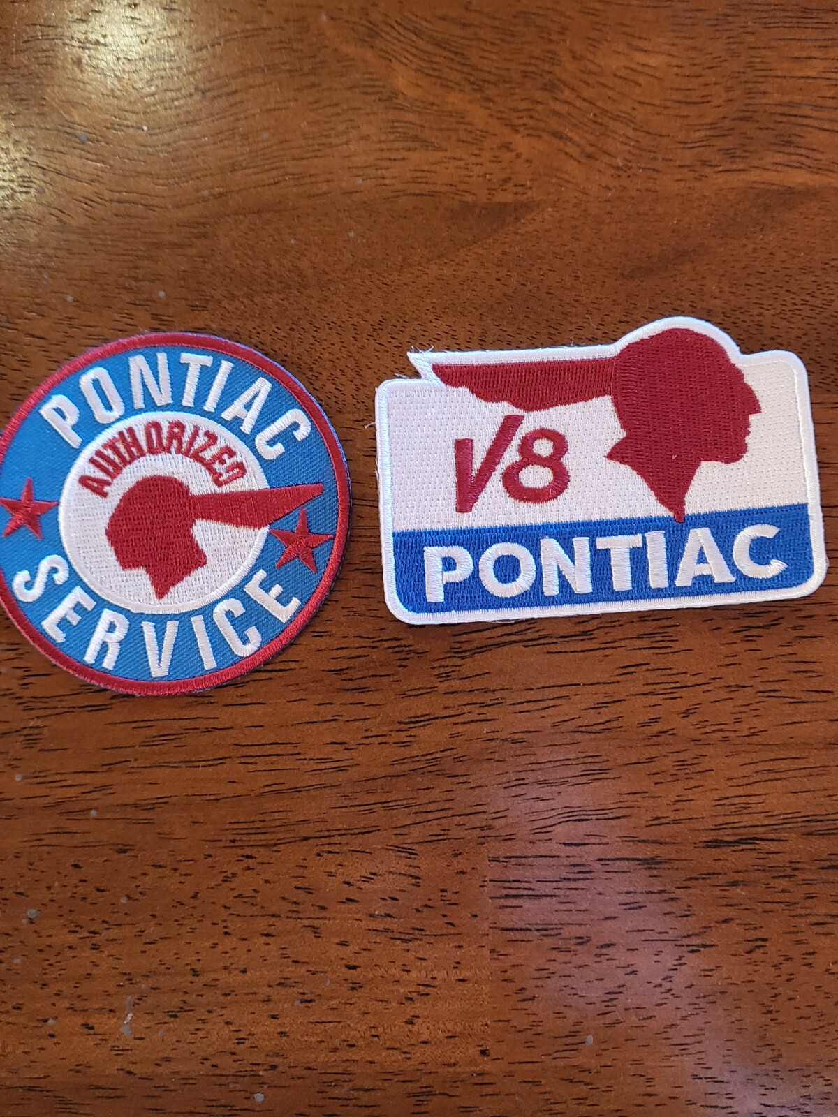 New-2 Different Retro Pontiac  V8 Patches