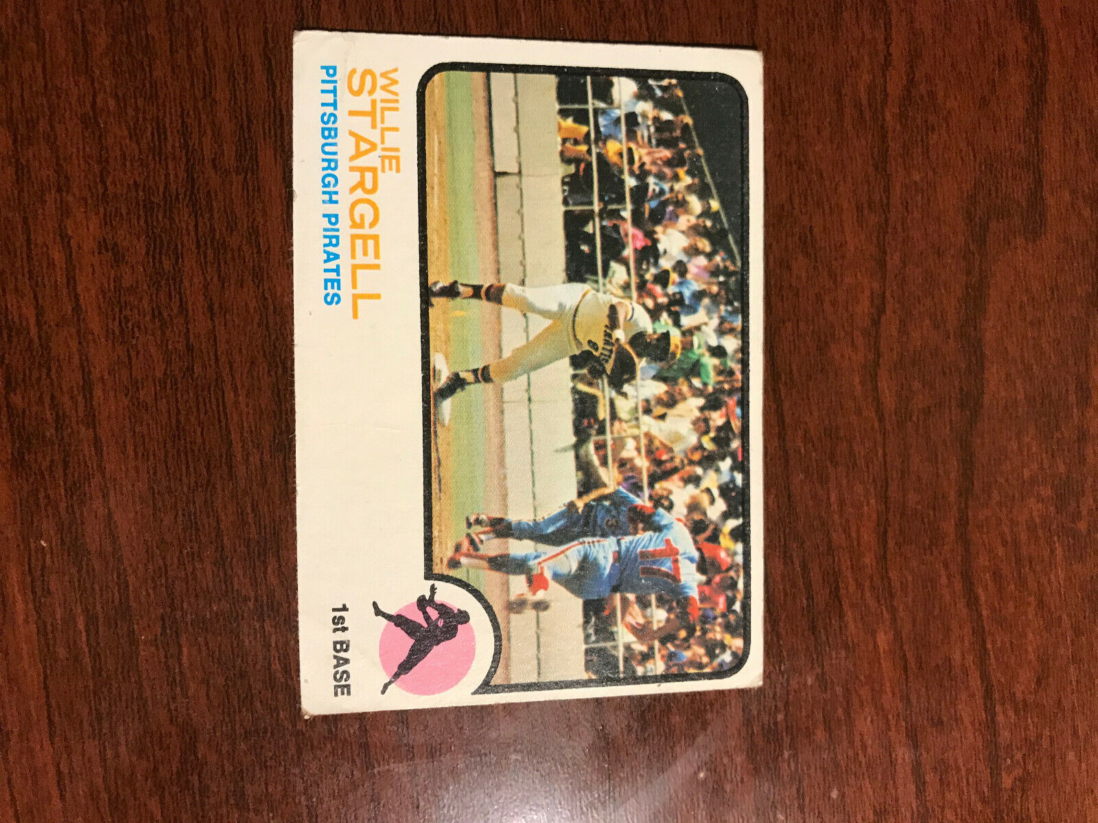 1973 topps willie stargell 370 baseball card vintage pittsburgh pirates VG