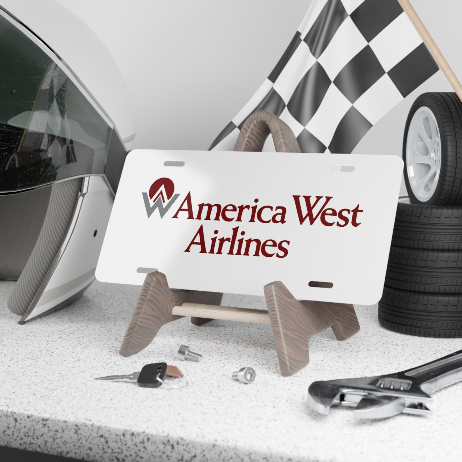 America West Airlines Vanity Plate America West Airlines Vanity Plate