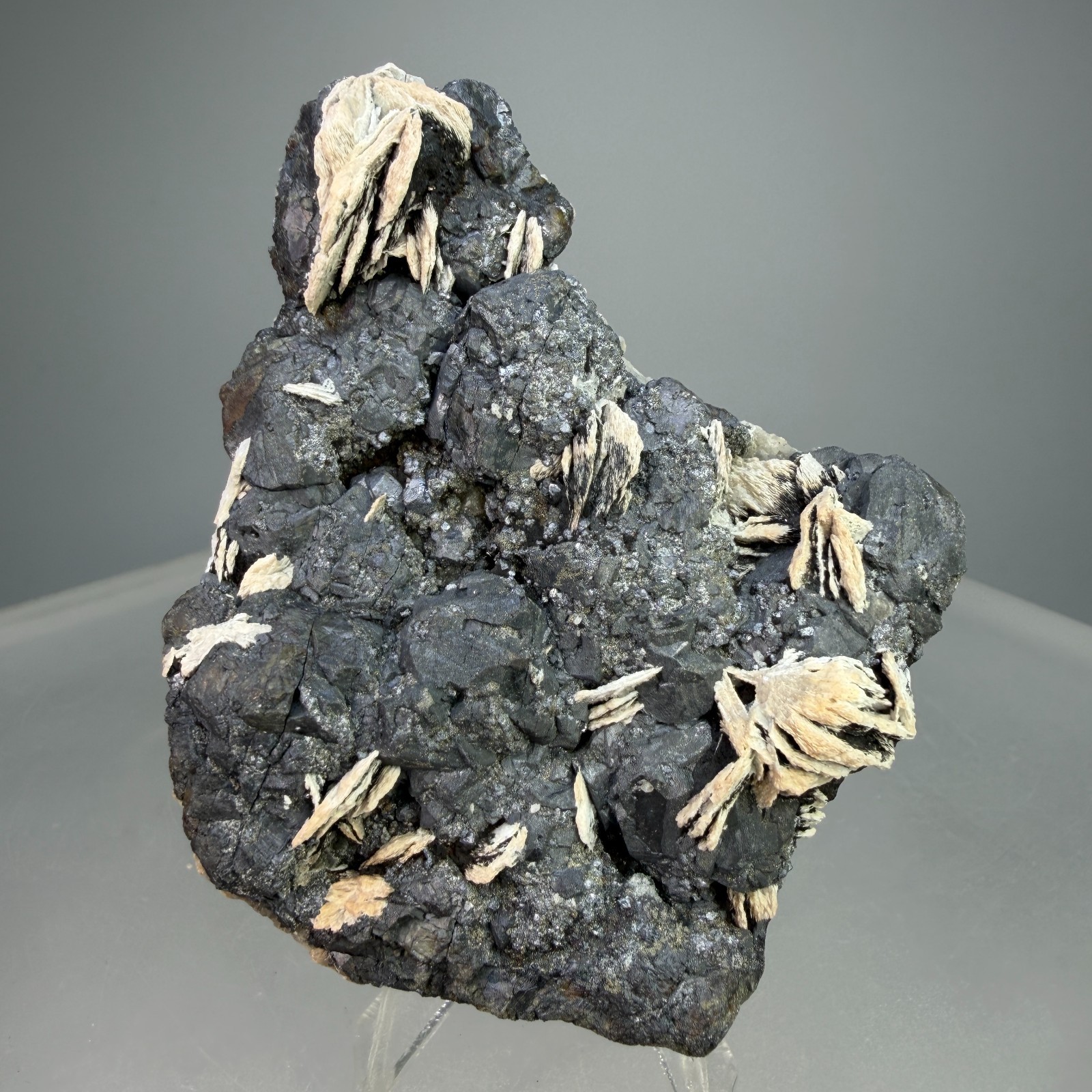 Galena, Baryte, Sphalerite, Quartz: Glendale mine, Clear Creek Co. Colorado Galena, Baryte, Sphalerite, Quartz: Glendale mine, Clear Creek Co. Colorado
