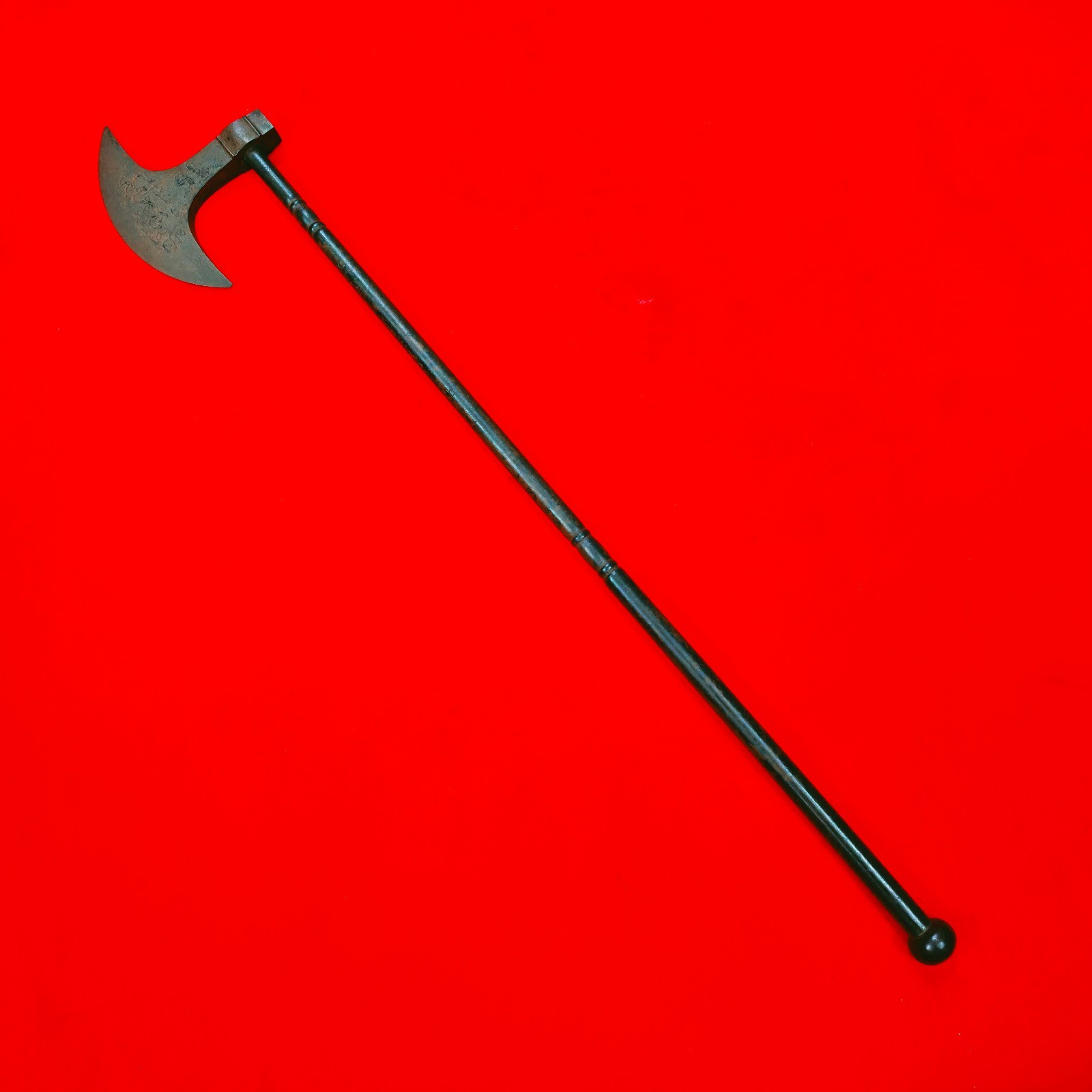 Antique Indo Persian Mughal Islamic Calligraphy Sufi Dervish All Steel Axe Tabar Antique Indo Persian Mughal Islamic Calligraphy Sufi Dervish All Steel Axe Tabar