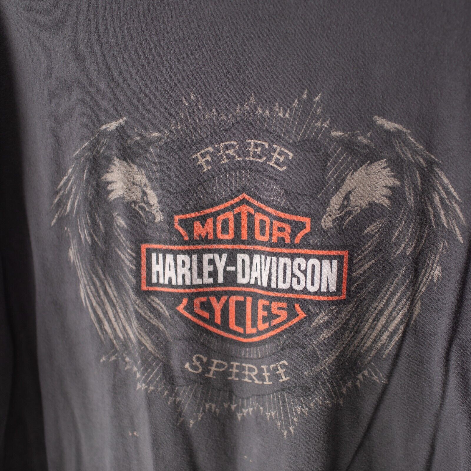 Harley Davidson Motorcycles Free Spirit Seattle Washington T-Shirt Size XL