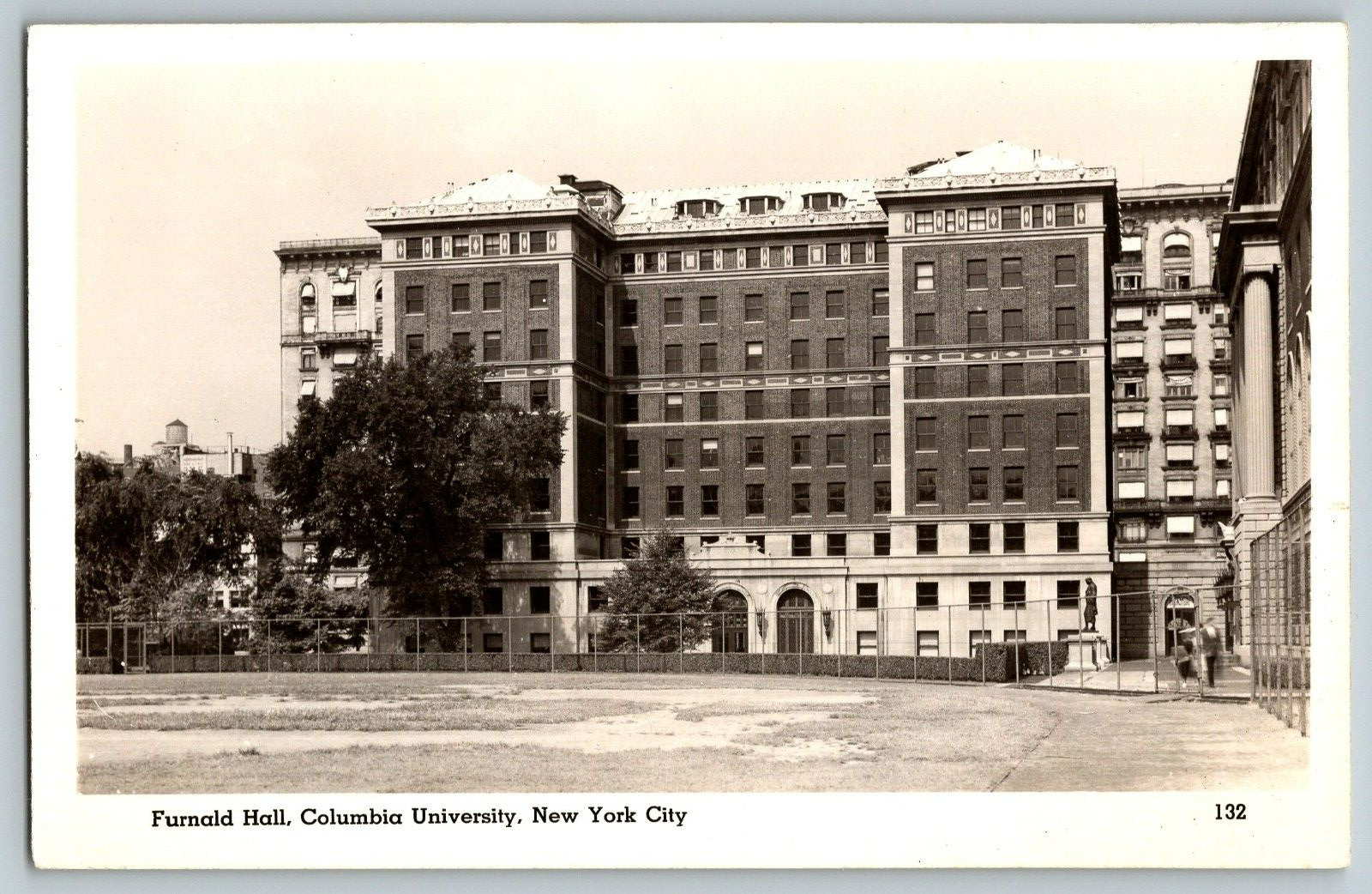 RPPC Vintage Postcard - New York - Furnald Hall, Columbia University