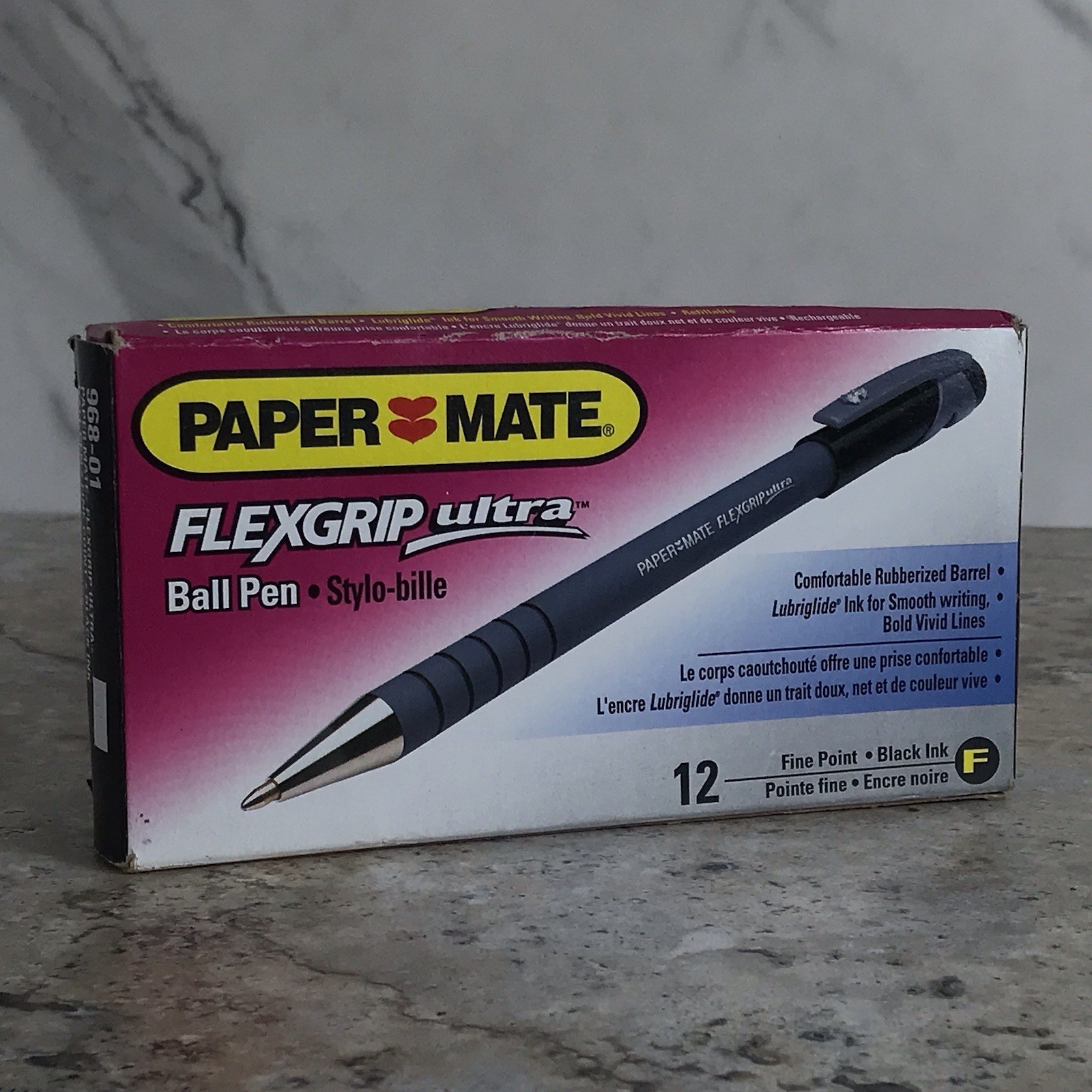 VINTAGE PAPERMATE FLEXGRIP ULTRA BALL PEN BOX CIRCA 1995 - 11 PENS