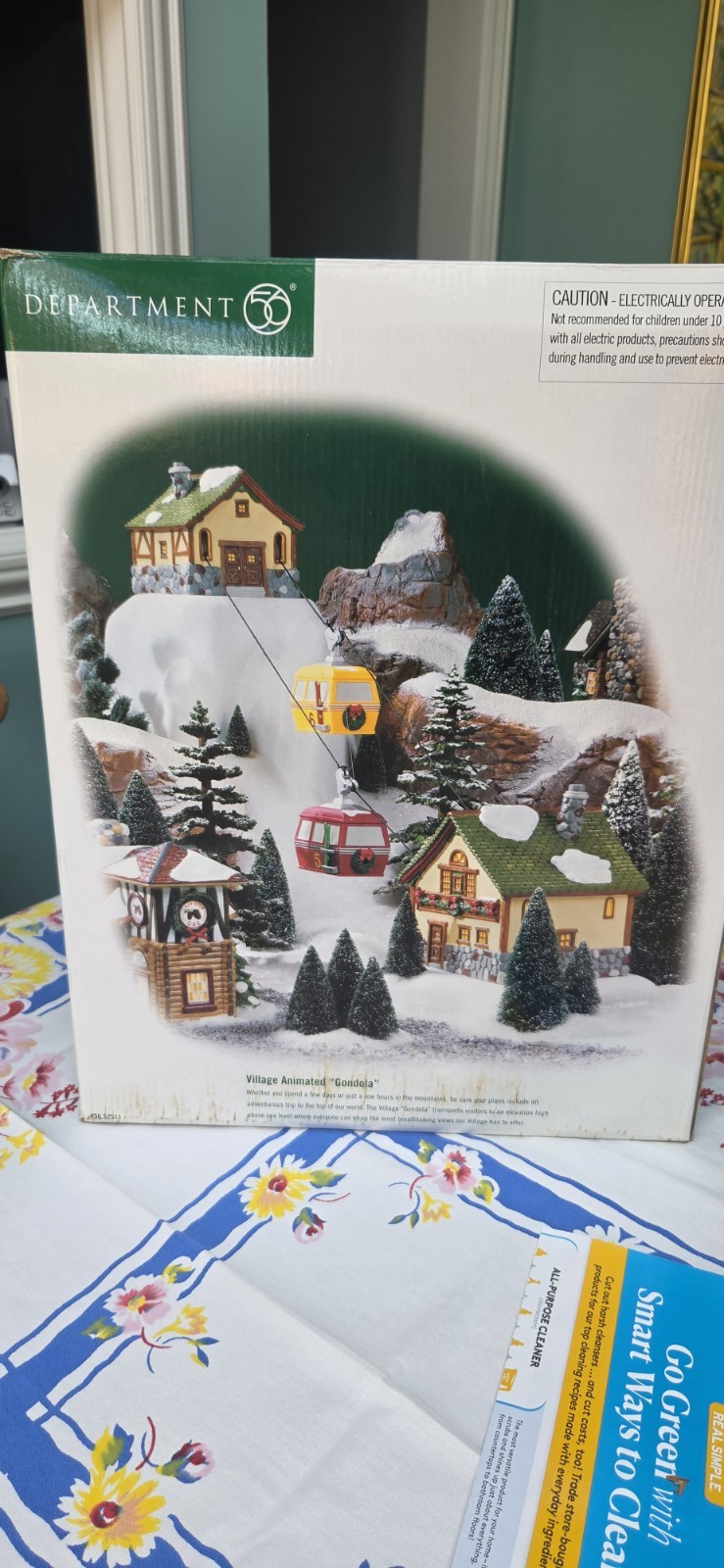 Department 65 Village Animated Gondola Christmas Village Accessory Department 65 Village Animated Gondola Christmas Village Accessory