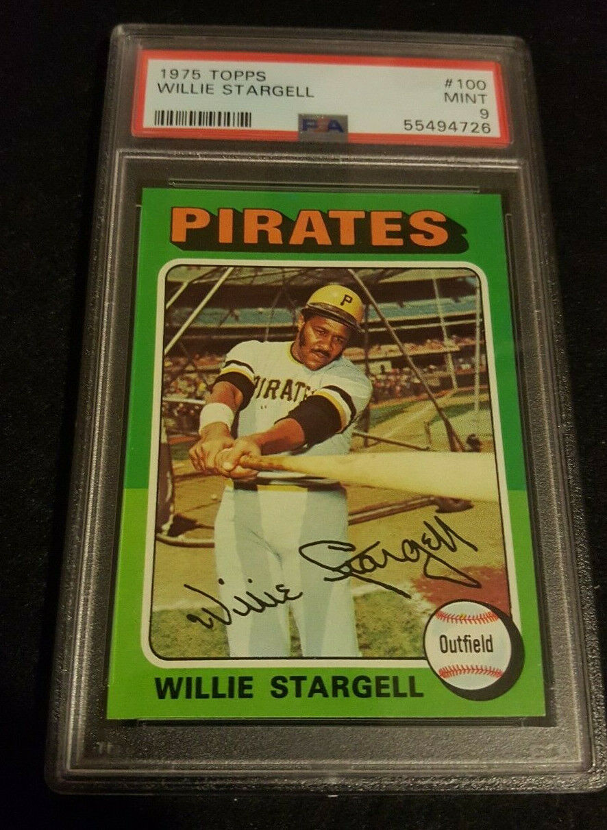 1975 Topps Willie Stargell #100 PSA 9 Pirates SET BREAKS