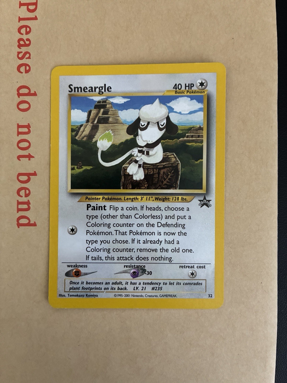 WOTC Pokémon TCG Smeargle Black Star Promo 32 English LP WOTC Pokémon TCG Smeargle Black Star Promo 32 English LP