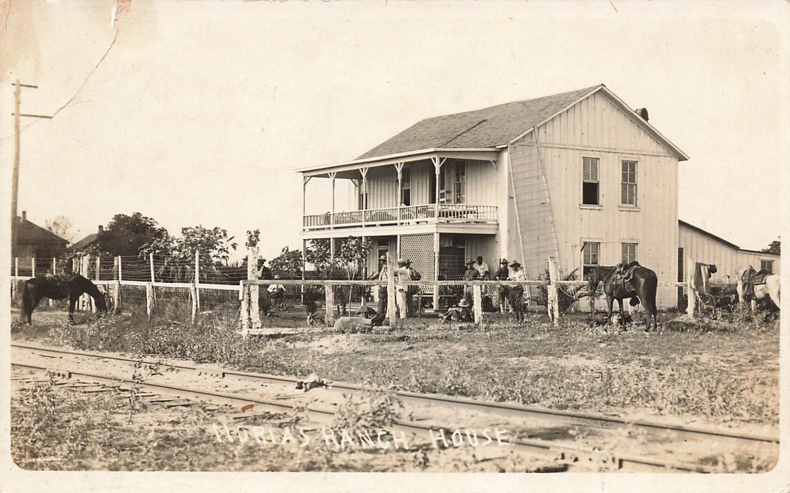 LP48 Kingsville TX Norias King\'s Ranch House Bandit Wars 1915 RPPC Postcard LP48 Kingsville TX Norias King\'s Ranch House Bandit Wars 1915 RPPC Postcard
