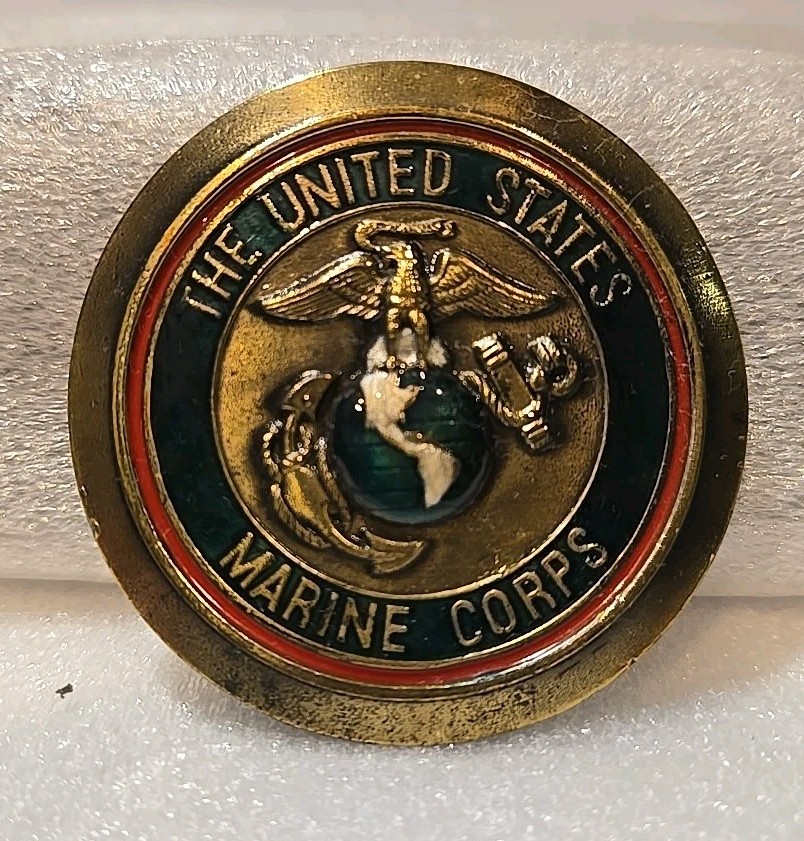 Vintage 1977 USMC Belt Buckle - Limited Edition Great American Buckle Co Chicago Vintage 1977 USMC Belt Buckle - Limited Edition Great American Buckle Co Chicago