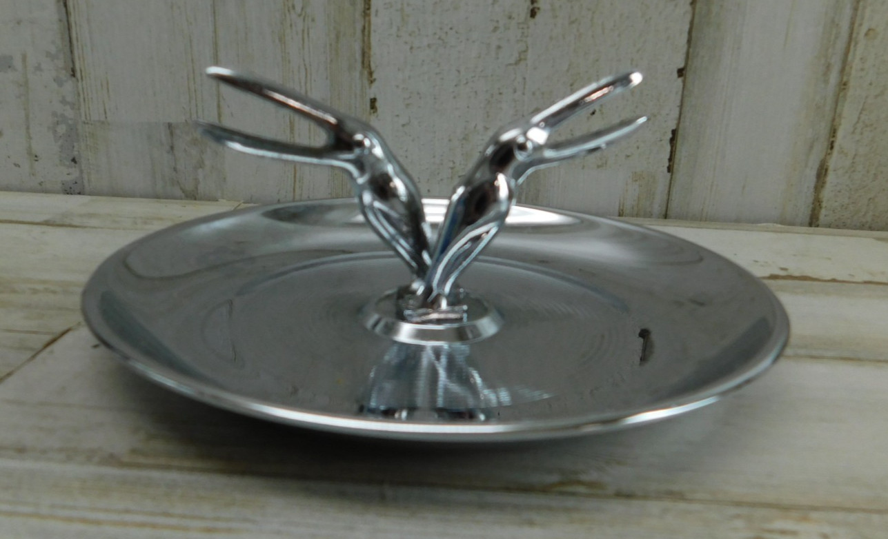 VTG Pincherette Mid Century Toucan Bird Chrome Metal Ashtray Coin Tray USA 5\ VTG Pincherette Mid Century Toucan Bird Chrome Metal Ashtray Coin Tray USA 5\