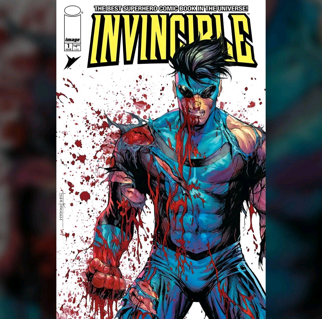 Presale NYCC Invincible 1 Tyler Kirkham Battle Damaged Foil Blue Suit Presale Presale NYCC Invincible 1 Tyler Kirkham Battle Damaged Foil Blue Suit Presale