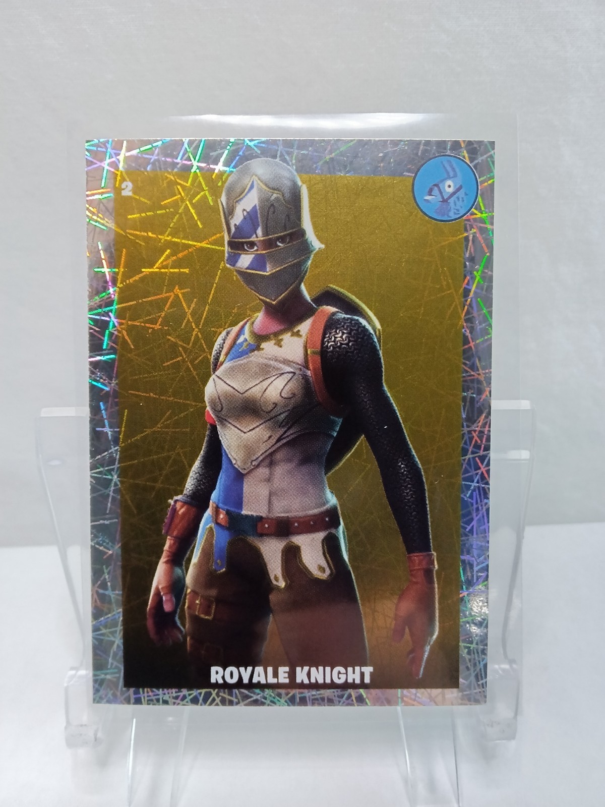 2020 Panini Fortnite Black Frame Series Sticker Royal Knight #28 2020 Panini Fortnite Black Frame Series Sticker Royal Knight #28