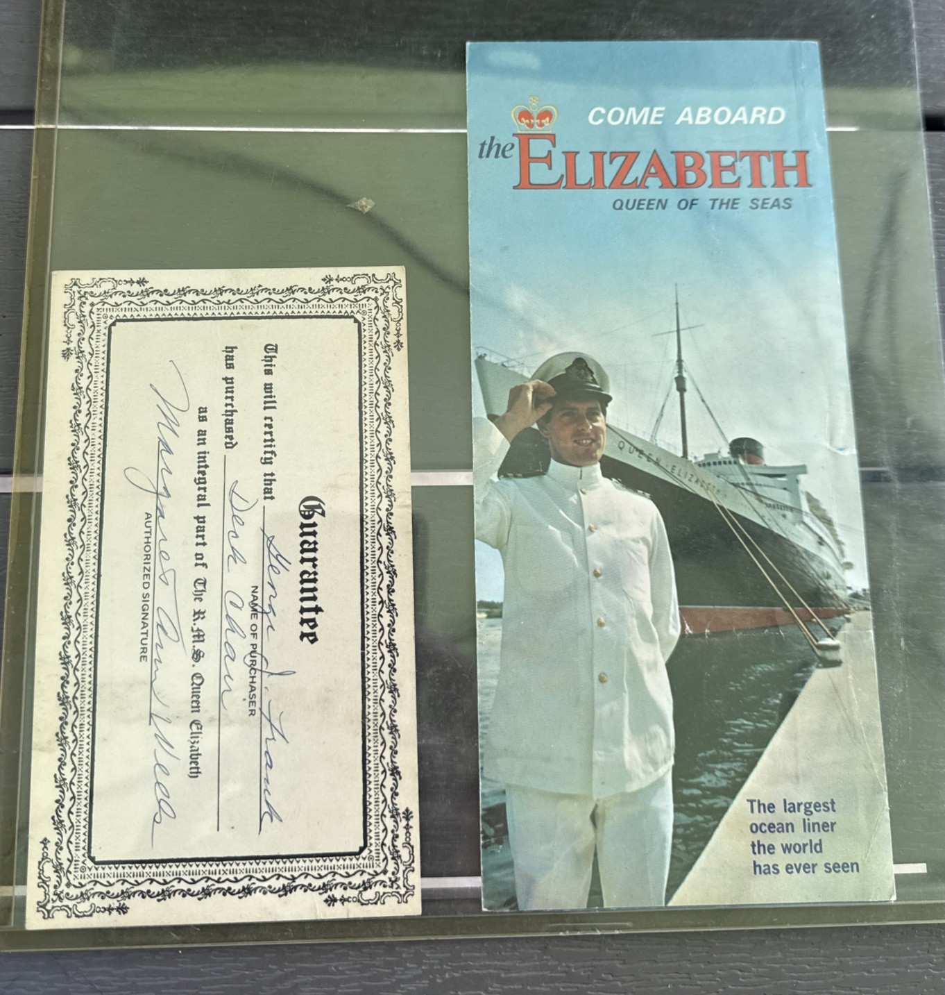 Come Aboard The Elizabeth - Advertising Brochure Come Aboard The Elizabeth - Advertising Brochure