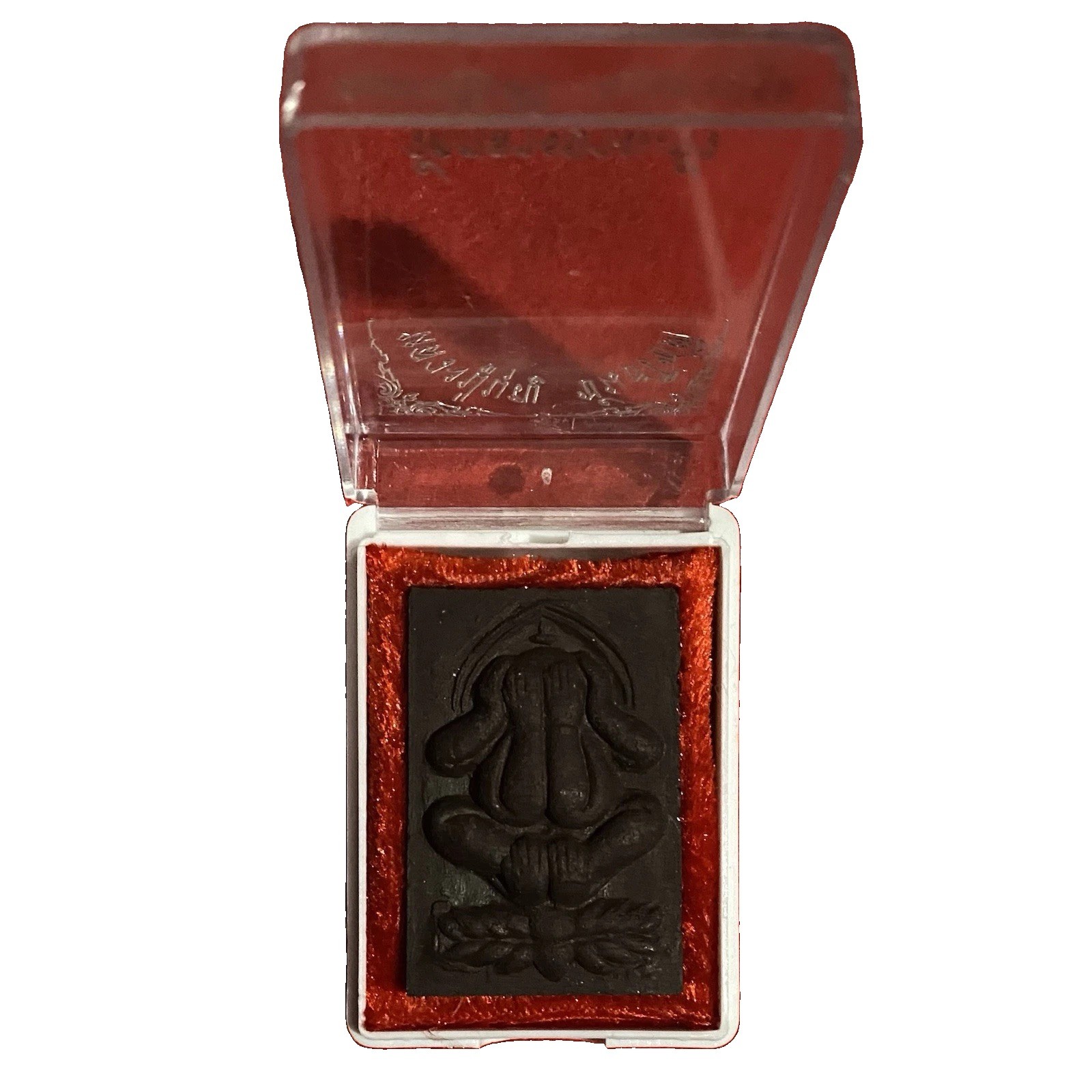 Thai Amulet Phra Pidta Maha Ut Luang Pu Boon Wat Klang Bang Kaeo Box Buddha