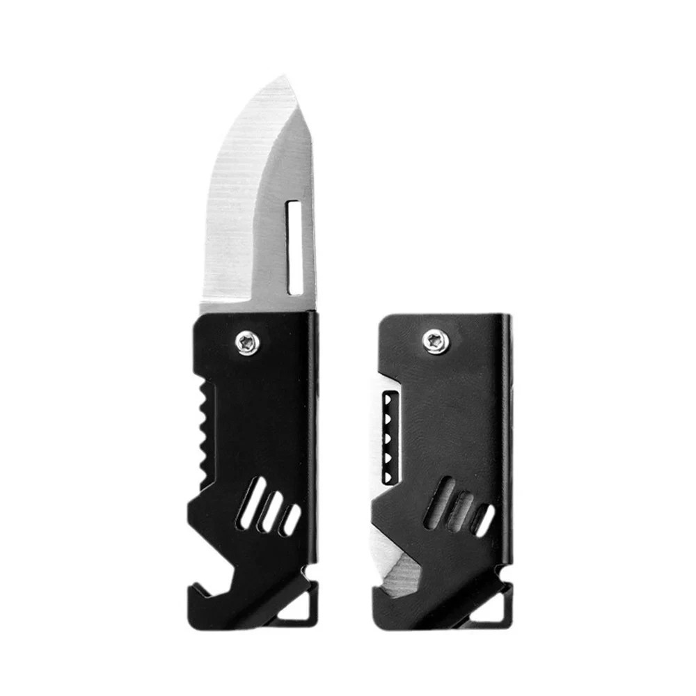 Mini EDC Foldable Pocket Knife Keychain Survival Tool Bottle Opener || US SELLER Mini EDC Foldable Pocket Knife Keychain Survival Tool Bottle Opener || US SELLER