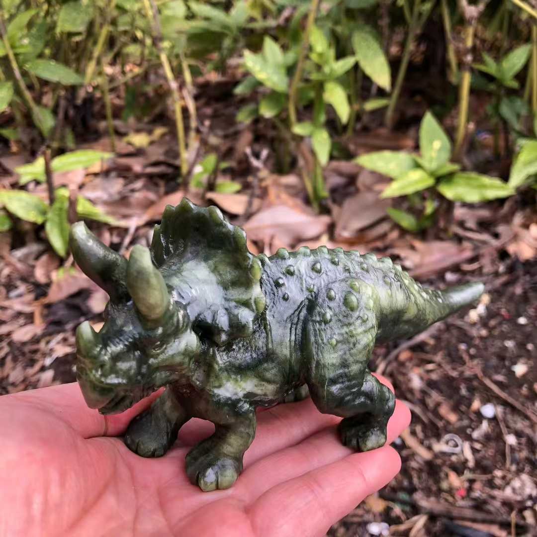 1pc natural hsiuyen jade quartz carved dinosaur skull healing decor gift 1pc natural hsiuyen jade quartz carved dinosaur skull healing decor gift