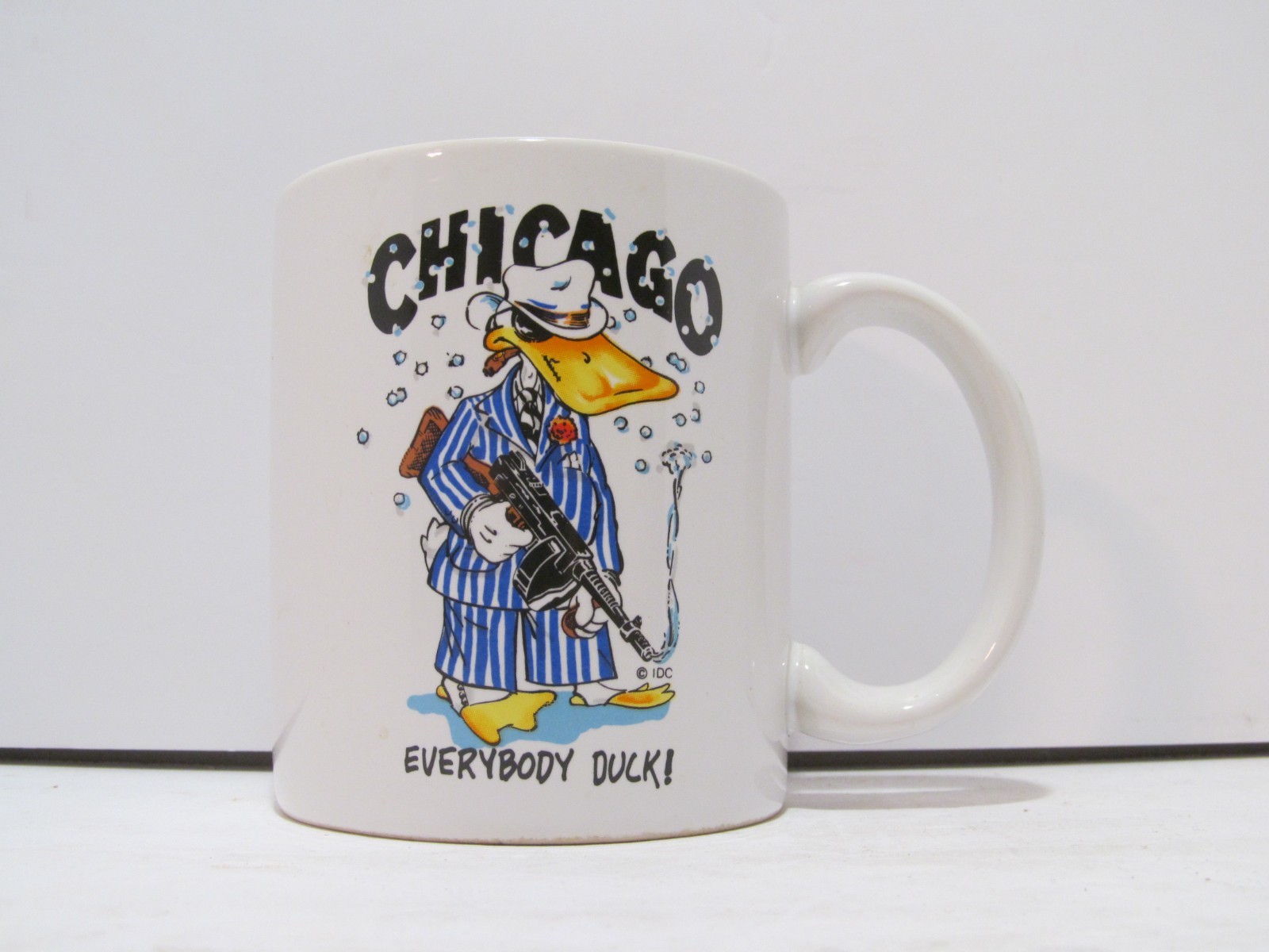 Vintage CHICAGO Everybody Duck 1990\'s Coffee Cup Mug