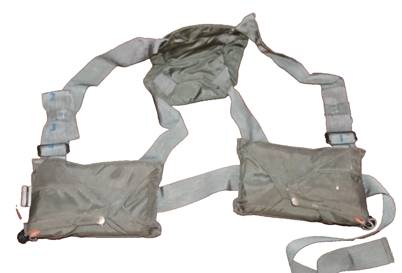 USAF LPU-10/P Pneumatic Life Preserver Military Aviation Survival Gear MIL-L-384