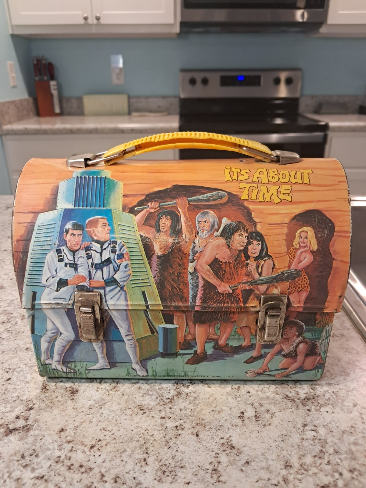 1967 It\'s About Time Dome Lunch Box - No Thermos * Vintage * Lunchbox kit pail 1967 It\'s About Time Dome Lunch Box - No Thermos * Vintage * Lunchbox kit pail