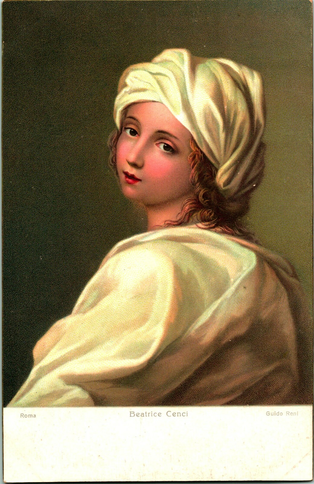 Guido Reni - Roma - Beatrice Cenci -  By Stengel & Co No. 29802 Litho 
