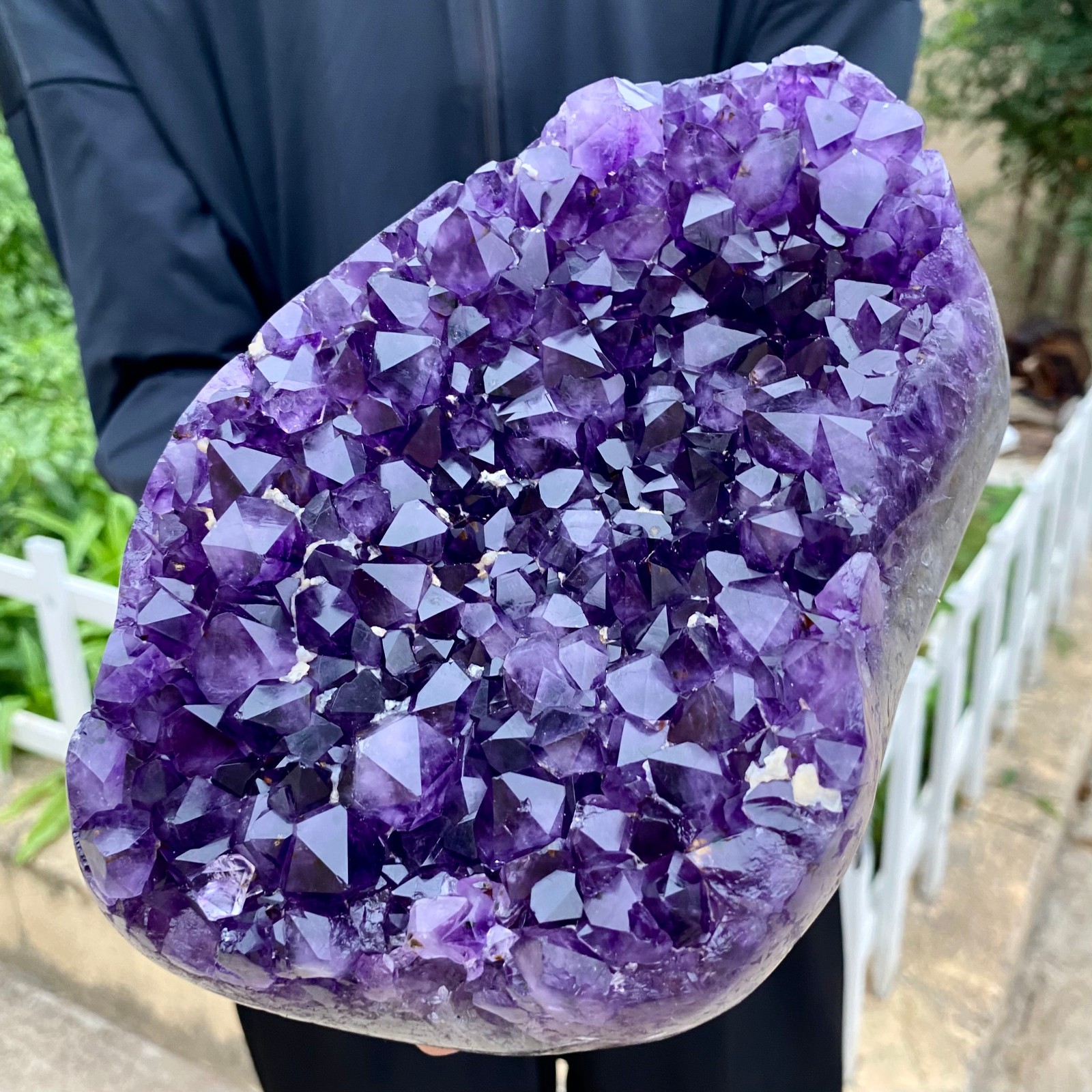 4.9LB Healing of natural amethyst block crystalline quartz crystal specimens