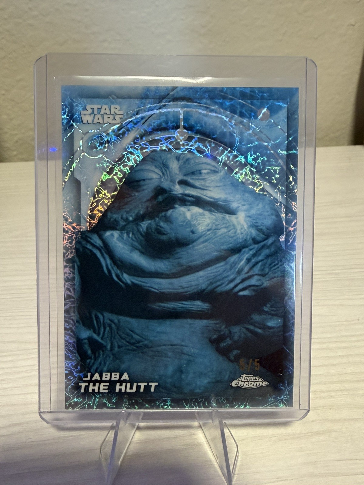2026 Topps Chrome Star Wars Jabba the Hutt #145 Hothfractor 5/5 Bookend RARE 2026 Topps Chrome Star Wars Jabba the Hutt #145 Hothfractor 5/5 Bookend RARE